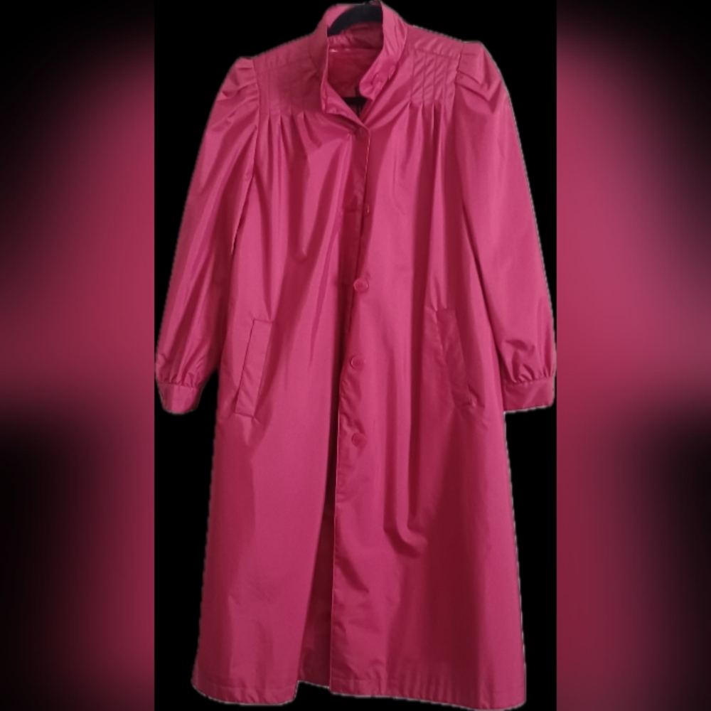 J. Gallery Womens Red Raincoat